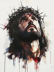Vászonkép Canvas Jézus Krisztus Töviskorona Vallás 75x100