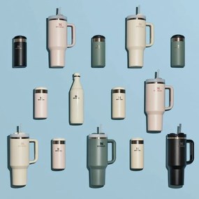 STANLEY All Day Slim Bottle palack 600 ml Rose Quartz Gloss, 0,6 l