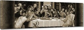 Vászonkép 60x20 Utolsó vacsora Jézus