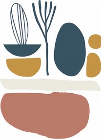 Poszter 68x98cm Stílusos Növényzet