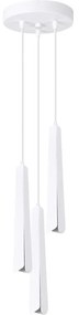 Sollux SL.1398 - Csillár zsinóron PRYSM 3xG9/8W/230V fehér