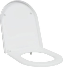 vidaXL WC ülőke Fehér 49 x 36 x 4 cm Duroplast