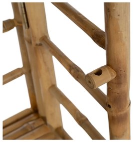 Natúr színű bambusz polcos állvány 61x104x34 cm Manali – Ixia