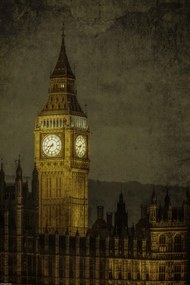 Poszter 30x45cm Big Ben Londonban, Assaf Frank