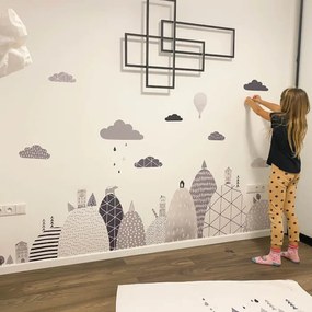 INSPIO Öntapadós falmatrica - Dombocskák