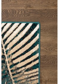 Petróleumkék gyapjú szőnyeg 160x240 cm Areca – Agnella