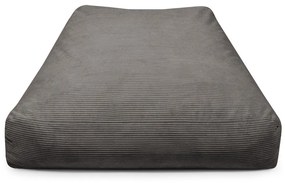 Kék kordbársony babzsákfotel Sofa Snug – SLOWDOWN