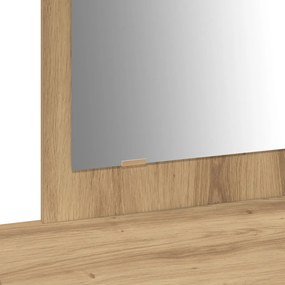 fali öltözködőasztal Kézműves Tölgy 100x40x70 cm