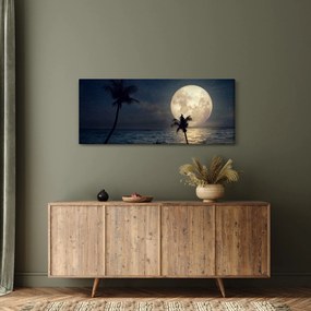 Kép - Strand telihold alatt (120x50 cm)