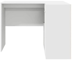 Sarokíróasztal fiókkal 2 pcs Fehér 102 x 50 x 75 cm Faanyag