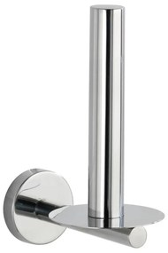 WENKO 20218100 - WC-papírtartó BOSIO SHINE 8x12,5 cm rozsdamentes acél/ezüst