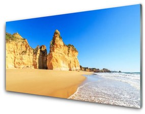 Üvegkép Ocean Beach Landscape 100x50 cm