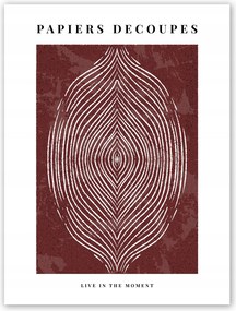 Boho Papír Decoupes Poszter 40x50cm kép #T8