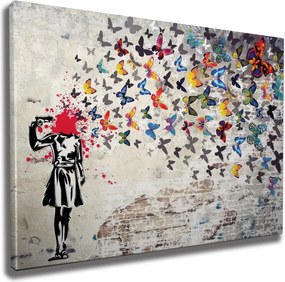 WY51 Banksy vászonkép, 70 x 100 cm