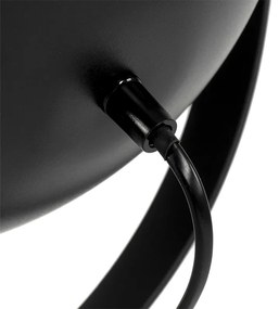 Asztali lámpa fekete arannyal 63,3 cm állítható háromlábú - Magnax