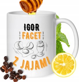 Bögre Igor Férj Barátjának Nyomtatott Ajándék Fehér 330ml