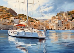 Poszter 70x50cm Sodródás a vízen