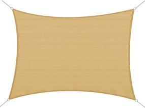 Outsunny Téglalap Alakú Árnyékoló Vitorla 3,9x6,1 m Terasz Árnyékolás UV-ellenes Rozsdamentes Acél Gyűrűkkel és Nylon Kötéllel | Aosom
