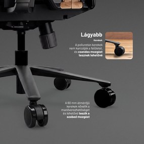 Ergonomikus irodai szék fekete V-Flash Ultra Black