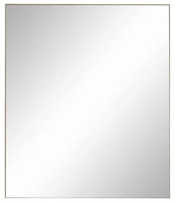 Natúr színű fali tükrös fürdőszoba szekrény tölgyfa dekorral 60x70 cm Wisla – Støraa