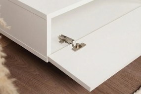 Nirvana TV-állvány, fehér-teak, 180 cm