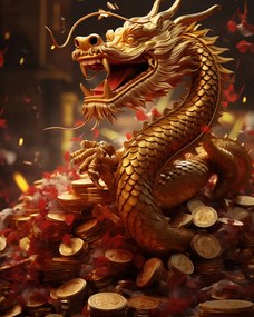 Poszter 40x50cm A gazdagság sárkánya