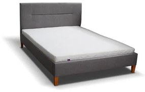 KAROLINA kárpitozott ágy (szürke) 140x200 cm