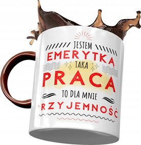 Bordó Bögre Nyugdíjas vagyok Ajándék Nyomtatott Fotóval