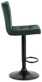 Zöld Bársony Bárszék NERO