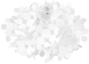 Fehér mennyezeti design függőlámpa LAMONE Beliani