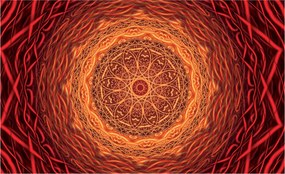 Fotótapéta Mandala absztrakt dísz energia vinil mélység 368x254 +ragasztó