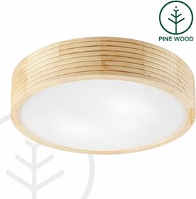 Mennyezeti lámpa NATURAL MODERN 2xE27/15W/230V, átmérő 37,5 cm, fenyő