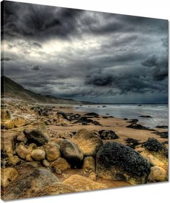 Vászonkép 50x50 Séta a tengerparton