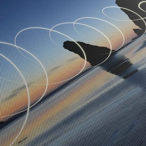 Kép - tengerpart naplementekor (150x105 cm)