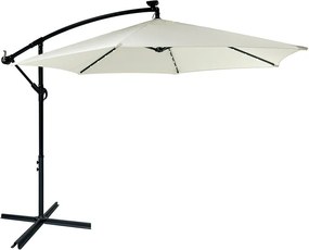 AVENBERG SUNNY LED 300 Nagy állítható napernyő, átmérő 3M, bézs