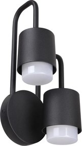 ITALUX C49-2-BK-9 SORANO Modern Kültéri Fali Lámpa Fekete LED IP44
