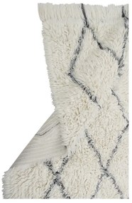 Krémszínű mosható kézi szövésű gyapjú szőnyeg 200x300 cm Berber Soul – Lorena Canals