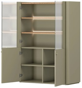 Elivo vitrin 100 cm - eukaliptusz / baltic dune tölgy