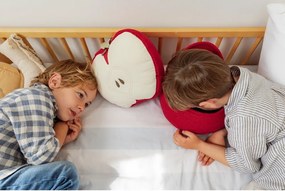 Piros textil játéktároló kosár ø 28x20 cm Apple – Lorena Canals