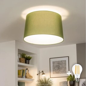 Brilagi - LED felületre szerelhető csillár CERIA 1xE27/40W/230V Ø 45 cm zöld