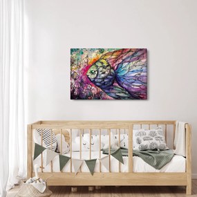 Kép - színes hal (90x60 cm)