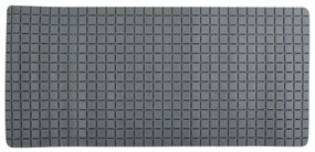 Spirella QUADRO Premium csúszásgátló fürdőkádalátét, szürke, 36 x 76 cm