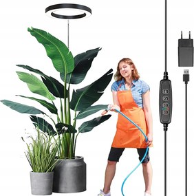 Led-es Dekorációs Növénylámpa Teleszkópos Időzítővel 72 Led