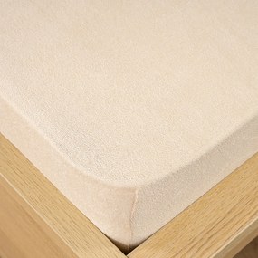 4Home frottír lepedő bézs színű, 200 x 220 cm