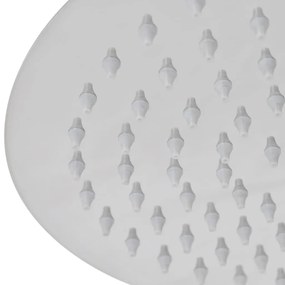 Rozsdamentes acél zuhanyrózsa 25 cm kerek