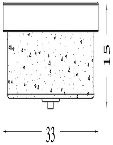 Searchlight 66210-2AB - PRESTON fürdőszobai mennyezeti lámpatest, 2 × E27 (max. 60 W), 230 V, IP44, Ø33 cm, sárgaréz