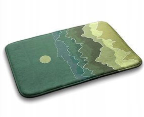 Fürdőszobaszőnyeg puha Hegyek Absztrakt 90x60 cm