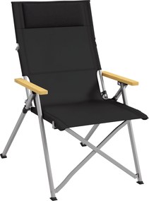 Outsunny Összecsukható Kemping Szék 4 Pozícióban Állítható Háttámlával és Fejtámasszal, Összecsukható Szék Hordtáskával Medencéhez, Strandra, Oxford A