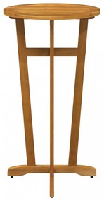 tömör akácfa kerti bárasztal Ø60 x 105 cm