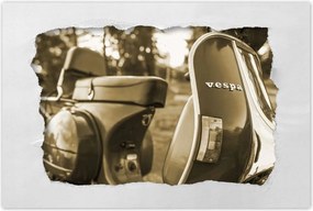 Poszterek 90x60 Vespa robogó szépia